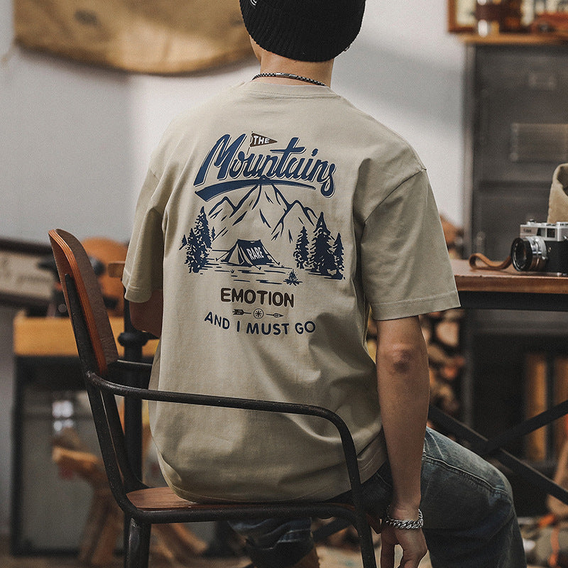 Men's Heavyweight Cotton T-Shirt - 260gsm Durable Tee