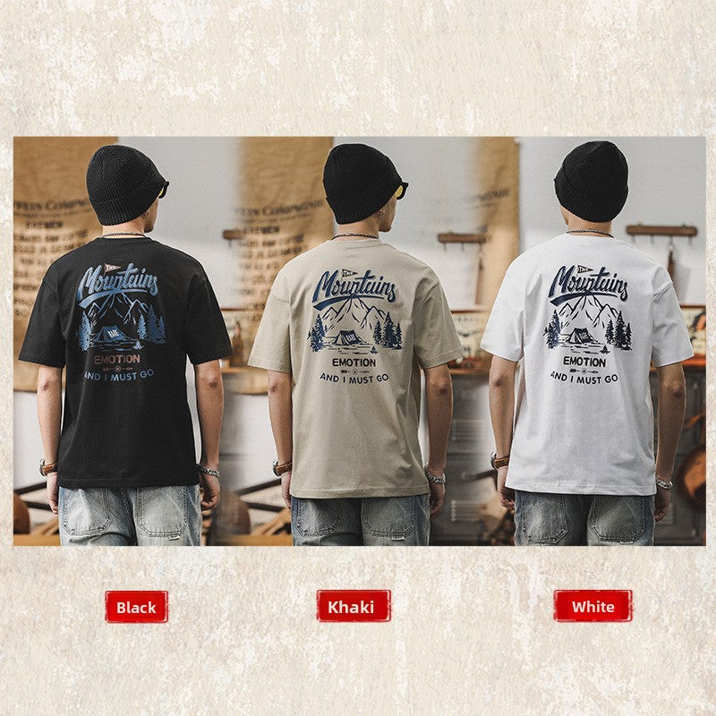 Men's Heavyweight Cotton T-Shirt - 260gsm Durable Tee