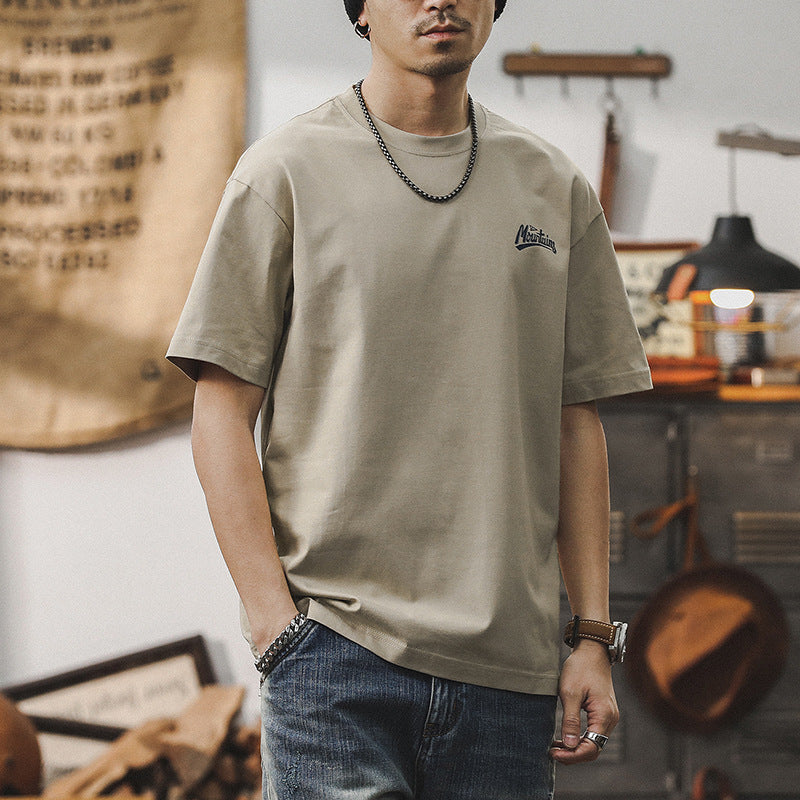 Men's Heavyweight Cotton T-Shirt - 260gsm Durable Tee