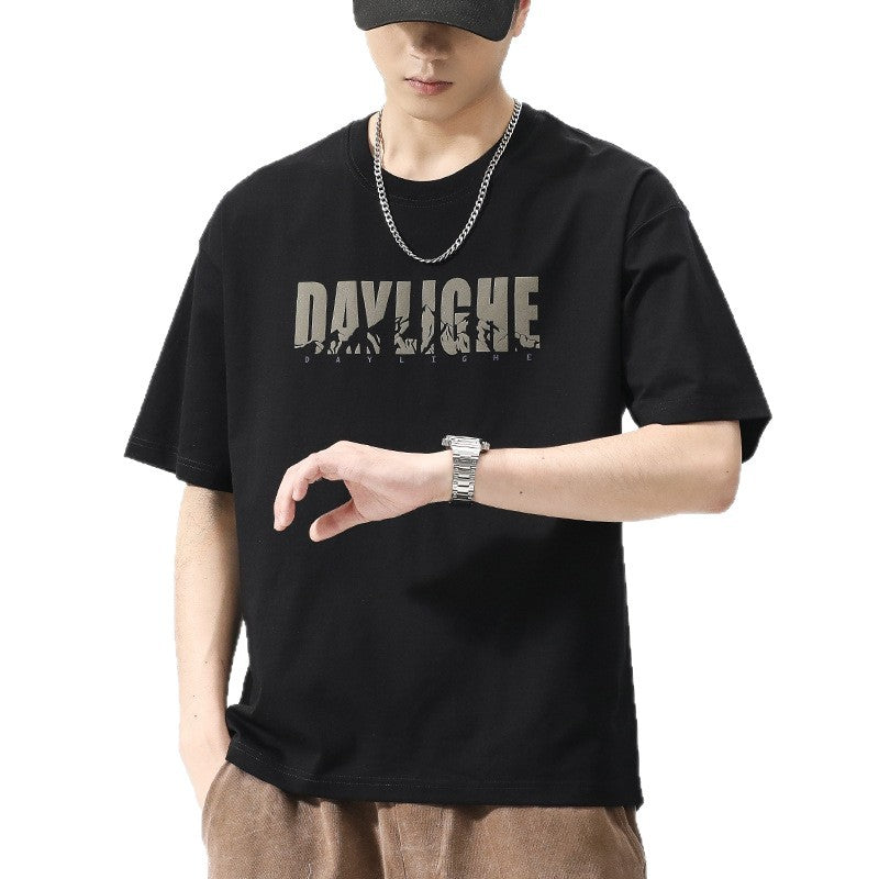 Cooling Ice Silk Men's T-Shirt - Breathable Summer Tee