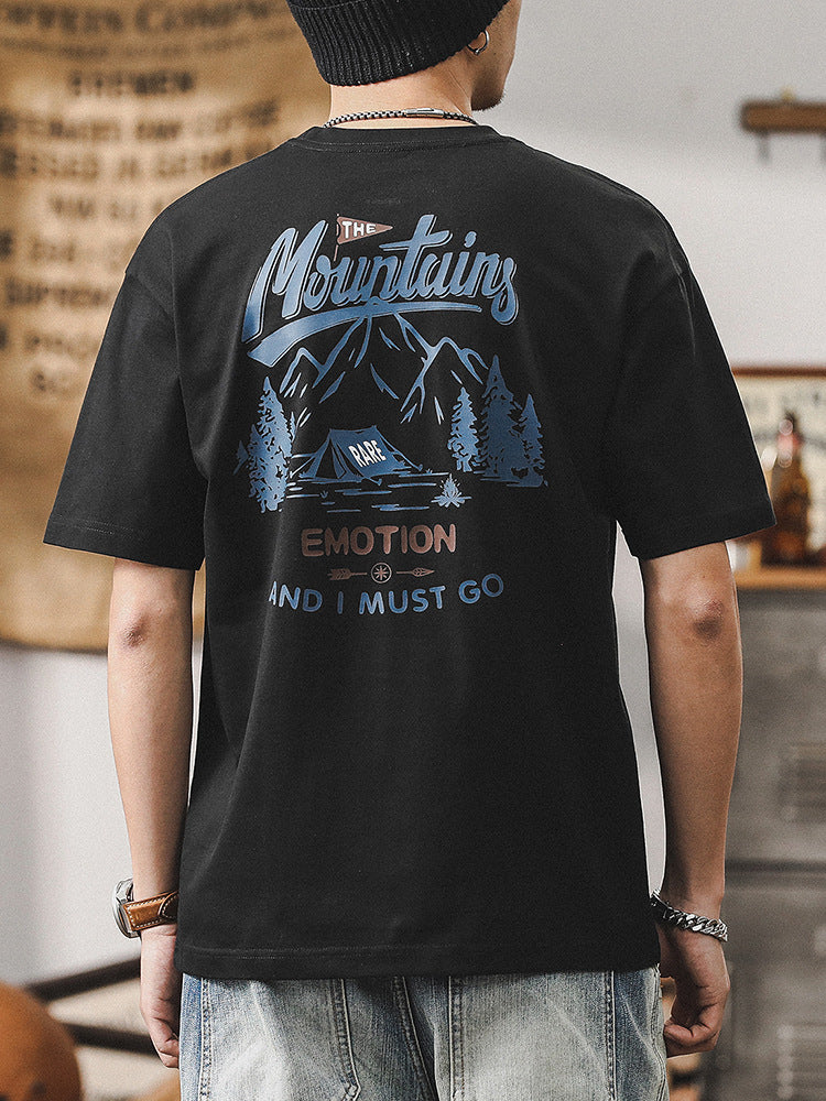 Men's Heavyweight Cotton T-Shirt - 260gsm Durable Tee