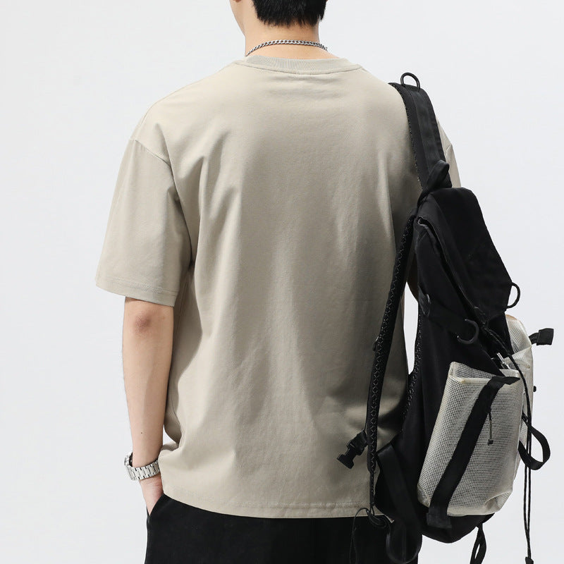 Cooling Ice Silk Men's T-Shirt - Breathable Summer Tee