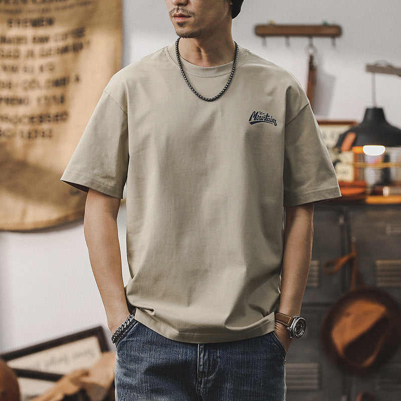 Men's Heavyweight Cotton T-Shirt - 260gsm Durable Tee
