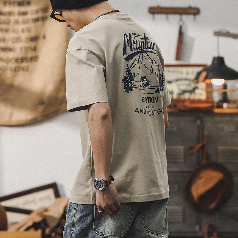 Men's Heavyweight Cotton T-Shirt - 260gsm Durable Tee
