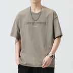 Cooling Ice Silk Men's T-Shirt - Breathable Summer Tee